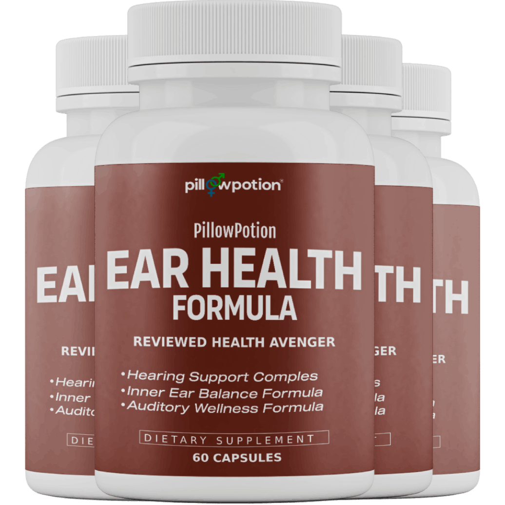 PillowPotion Ear Health Formula supplement bottle